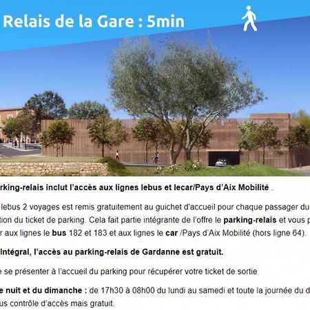 Apartamento Sud Passion - Ferrer Nine - Cosy Avec Balcon Gardanne Habitación foto